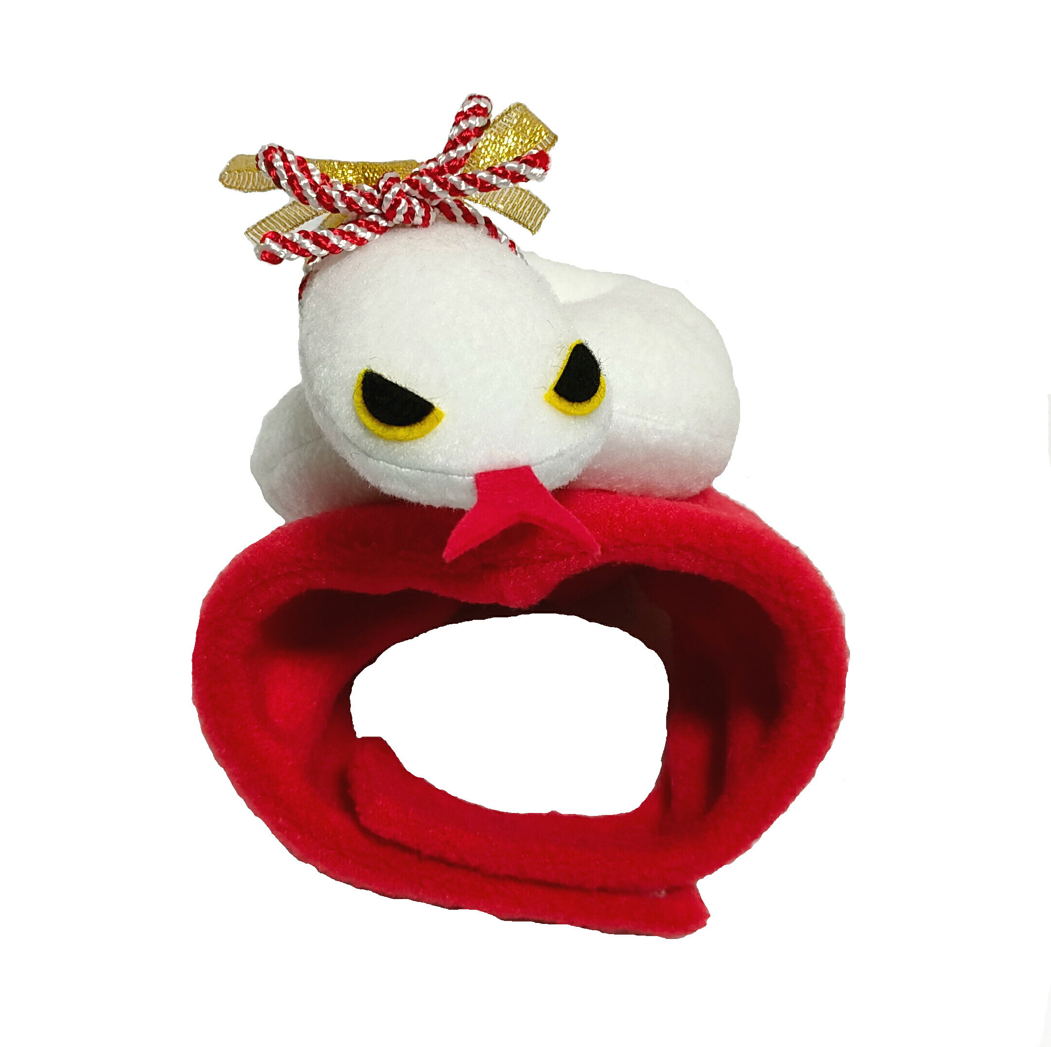 犬猫用コスプレ　2025年（令和7年）干支　ヘビのかぶりもの（帽子）　k01-0058　【WAN18】