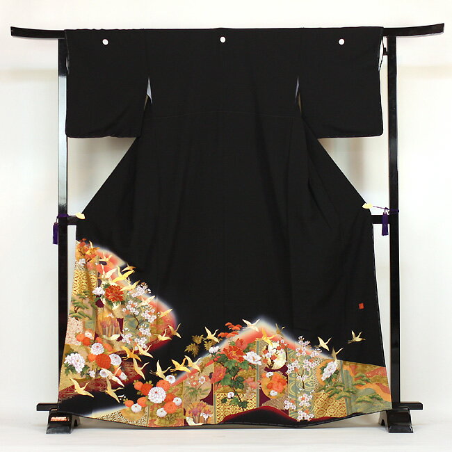 【12/4 20:00〜12/11 1:59まで最大2,000円OFFクーポン】【レンタル】 留袖 レンタル 黒留 山本寛斎 黒留袖 19点フルコーディネートセット おすすめ 結婚式