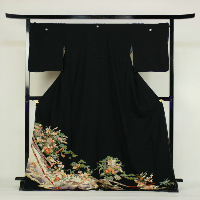  留袖 レンタル トールサイズ 正絹黒留袖 19点フルコーディネートセット 結婚式 170cm対応