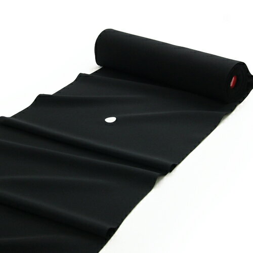 【9/12 10:00〜9/16 08:59まで最大1,000円OFFクーポン】皇室献上織工場謹製 小熊機業場 「三越ちりめん 紅紫重ね染 王朝黒」 正絹黒紋付地 反物