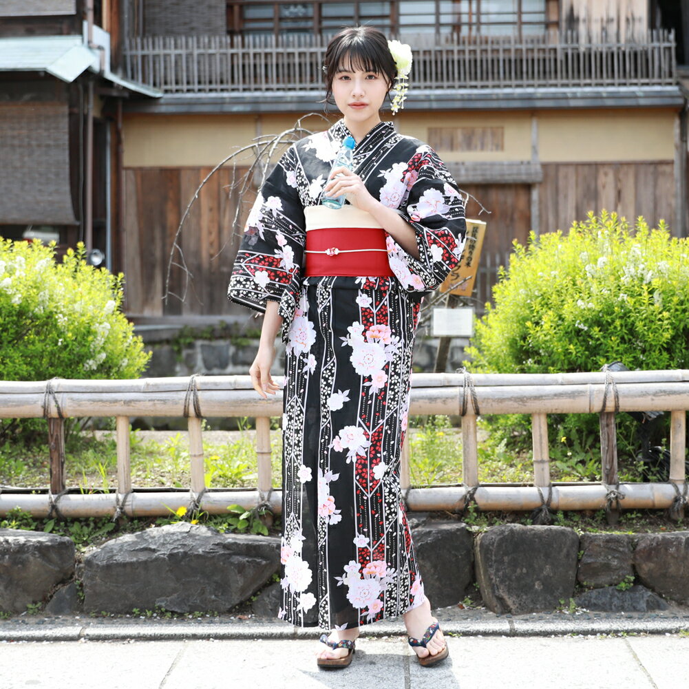 楽天市場】黒(カラーブラック)(浴衣セット|和服 楽天市場】黒(カラーブラック)(浴衣セット|和服