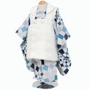 【5/9 20:00〜5/16 1:59まで最大2,000円OFFクーポン】【レンタル】七五三 着物 3歳 女の子 レンタル 被布セット 着物レンタル 被布 子...