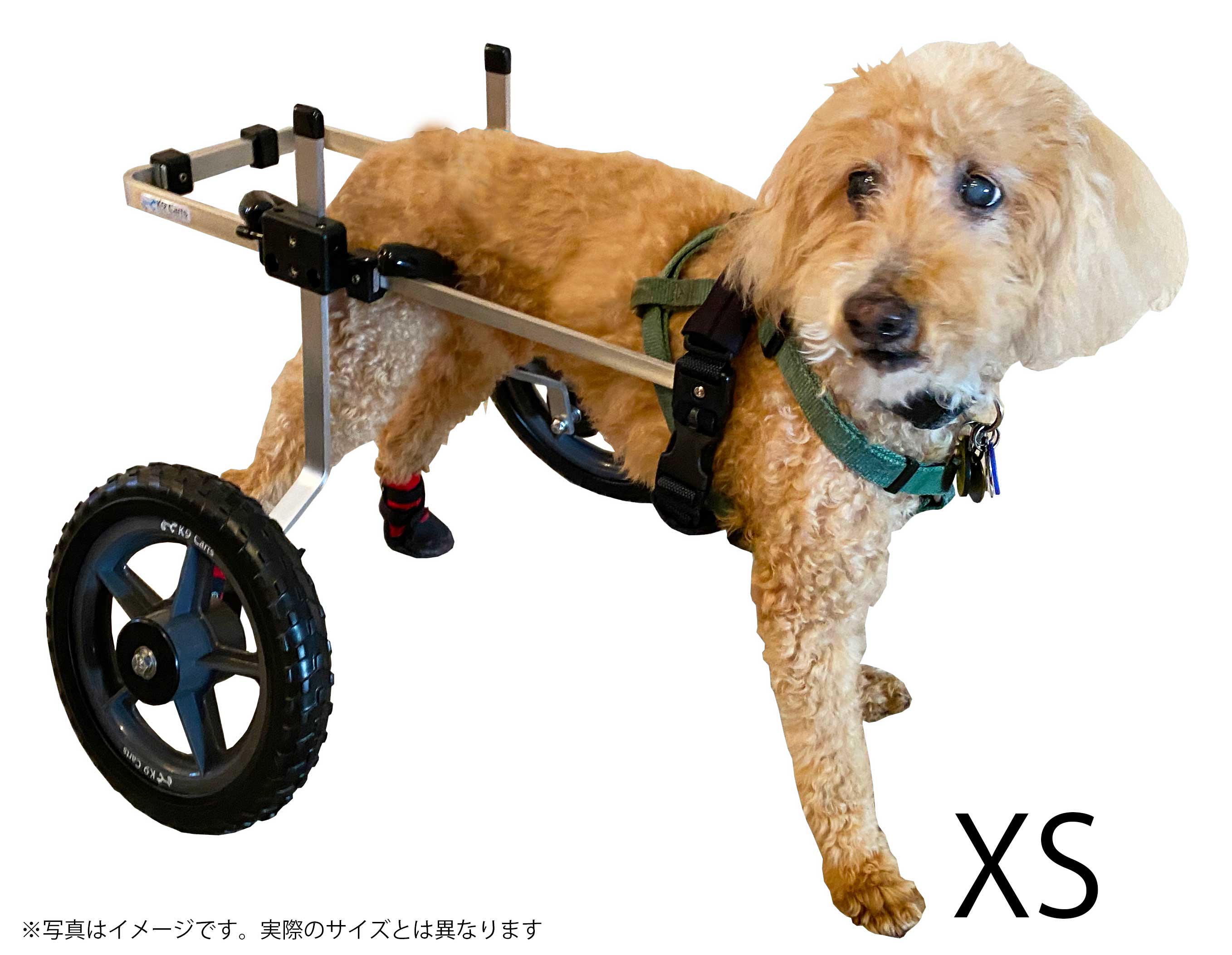 楽天老犬と介護のショップ　わんケア【試乗車あり】K9カート スタンダード 後脚サポート XS・猫（2.5〜7kg）用 　ネコの車椅子 老犬 高齢犬 わんケア 犬用 車椅子 車いす カート バギー 後肢 後足 歩行器 猫　シニア犬