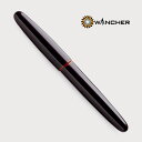 ワンチャー「ドリームペン / 夢万年筆」 誠漆・黒溜塗【WANCHER ブランド 正規品 保証 オリジナル 輪島 漆 渓流 18金 ペン先 高級筆記具 文具 文...
