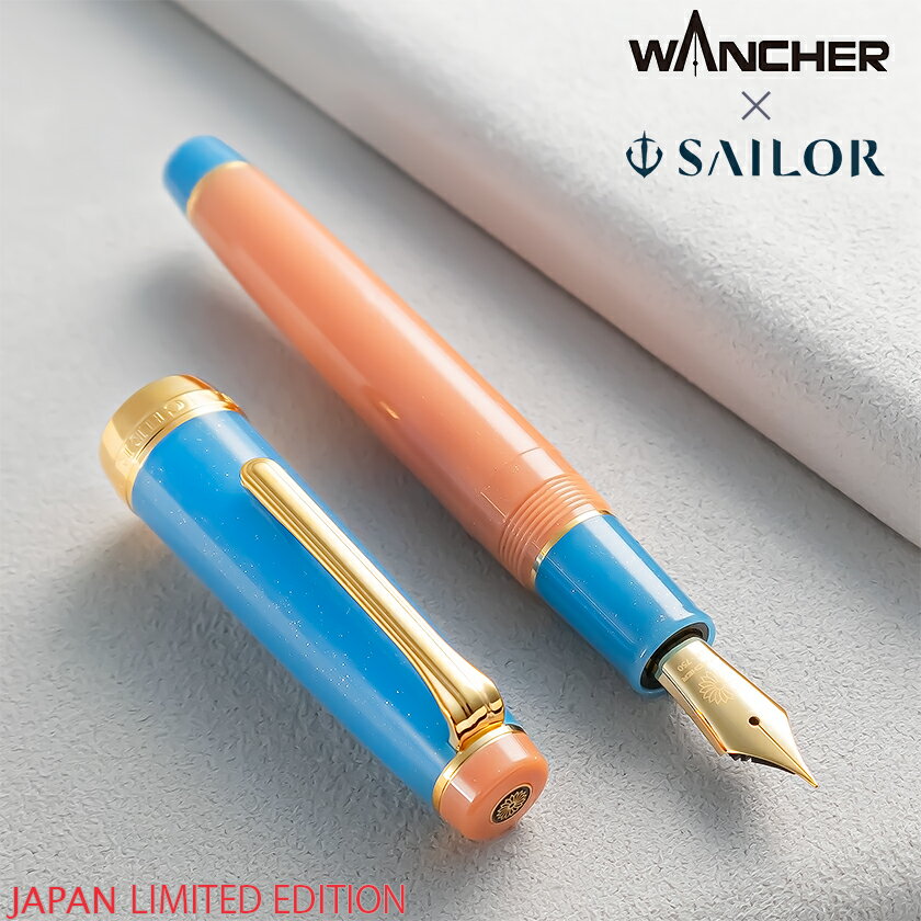 ワンチャー「オアシス / OASIS」万年筆 18金【WANCHER ブランド 正規品 保証 限定 日本製 国産 MadeInJapan SAILOR セーラー...