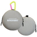 【WANDAWAY】消臭マナーポーチ・サークル(ベージュ)コロンと丸い軽量・防水ウェットスーツ素材のうんち入れ
