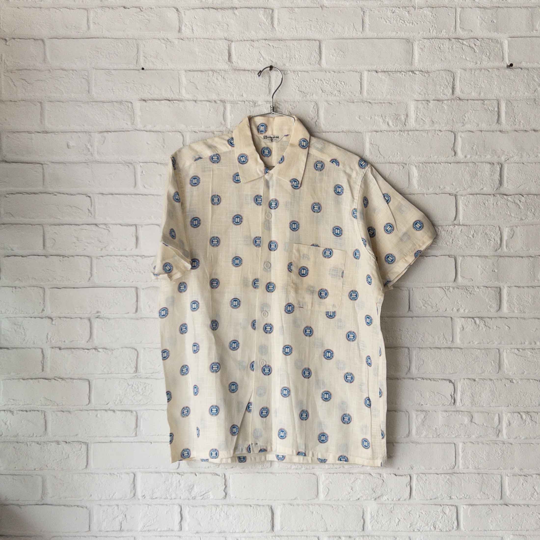 USA 50's SEAWANEE  Ⱦµ 50ǯ Short sleeve shirts  åȥ ꥫ ϥ磻 M  
