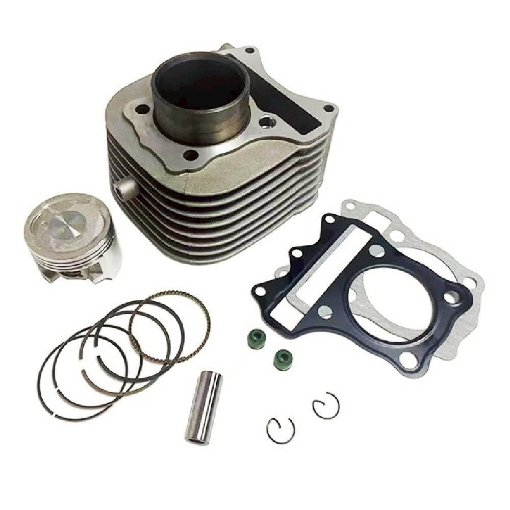 スズキ アドレス V125 G / S シリンダー キット ボア/内径 53.5mm CF46A CF4EA CF4MA バイク シリンダー ピストン ピン リング ガスケット ヘッド チューンアップ エンジン バルブ メンテナンス 社外 フルセット品