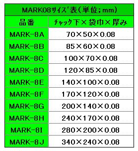 ����å��եݥ��� ��˥ѥå� MARK-8C 1��100��