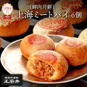 上海ミートパイ 6個 中華点心 横浜中華街 王府井 冷凍食品 電子レンジ調理用 国内製造 鮮肉月餅