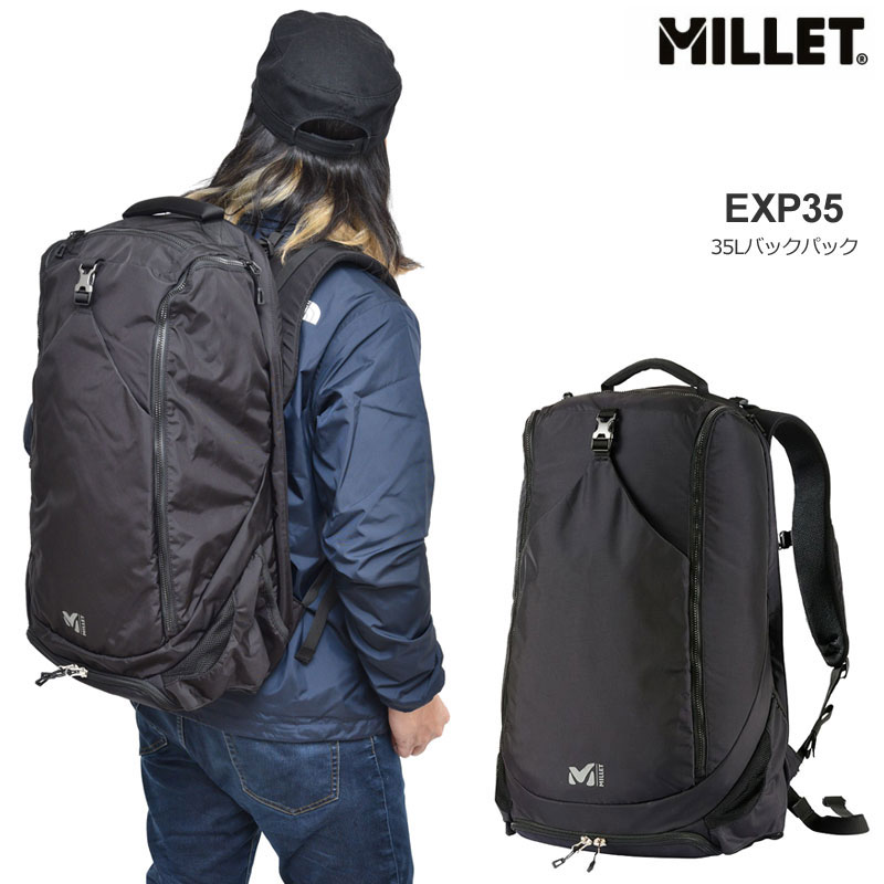 【正規取扱店】ミレー MILLET バッグ リュック 大容量 メンズ レディース EXP35 バックパック MIS0694 2023SS bpk【鞄】 2303wannado