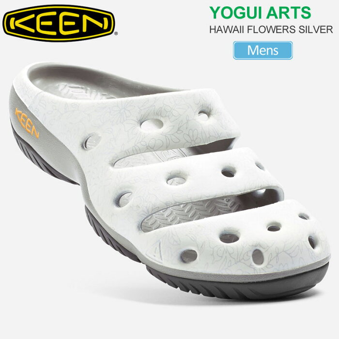 【正規取扱店】キーン KEEN サンダル メンズ ヨギ アーツ YOGUI ARTS ハワイフラワーズシルバー 25-29cm 1002037 2022SS sdl【靴】2202wannado