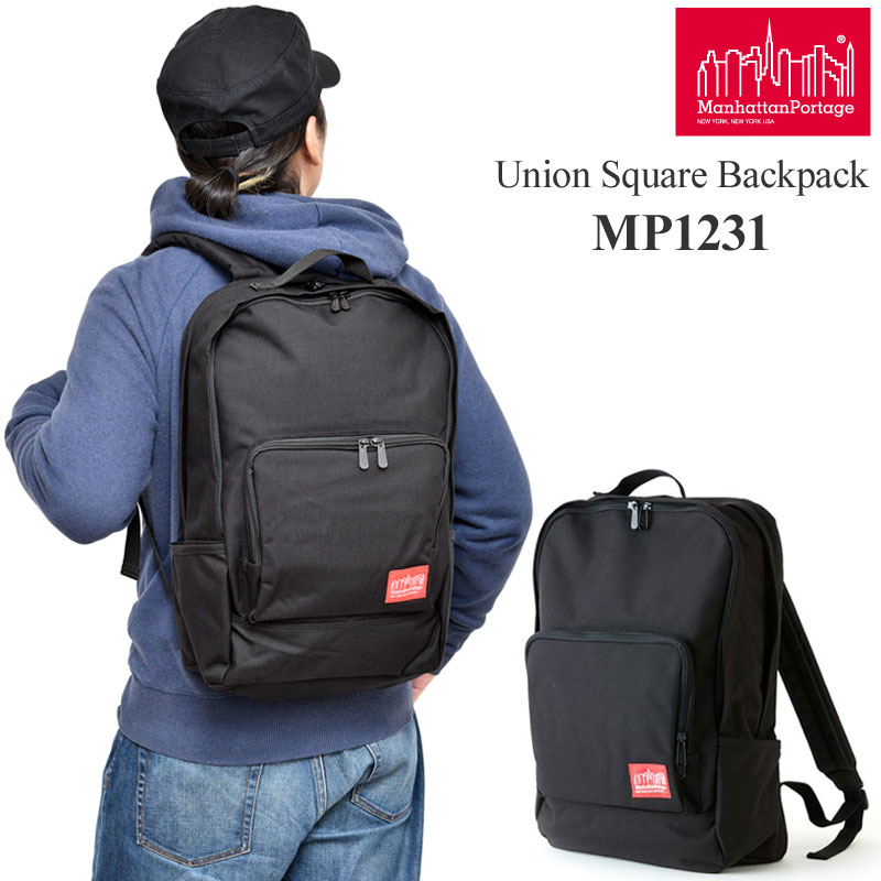 【正規取扱店】マンハッタンポーテージ Manhattan Portage リュック メンズ レディース ユニオンスクエアバックパック Union Square Backpack MP1231 bpk【鞄】2101ripe