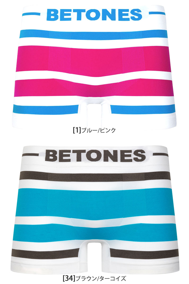 【正規取扱店】ビトーンズ BETONES ボクサーパンツ メンズ ボーダー アケル AKER B001 2021SS 2106wannado[M便 1/1]【返品交換不可】