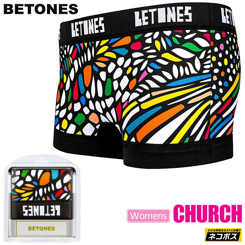 ビトーンズ BETONES ボクサーパンツ レディース チャーチ CHURCH ステンドグラス柄 CH001L 2021SS 2105ripe