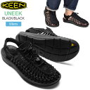 キーン サンダル メンズ 【正規取扱店】キーン KEEN サンダル メンズ ユニークモノクローム UNEEK MONOCHROME ブラック 25-29cm 1014097 2023SS sdl【靴】2303ripe