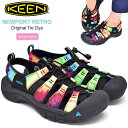  キーン KEEN サンダル レディース ウィメンズ ニューポートレトロ NEWPORT RETRO オリジナルタイダイ 22.5-25cm 1018822 2021SS sdl2106ripe