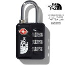 ザ・ノース・フェイス THE NORTH FACE 鍵 南京錠 ダイヤルロック TNF TSAロック TNF TSA LOCK NN32113 2025SS 2...