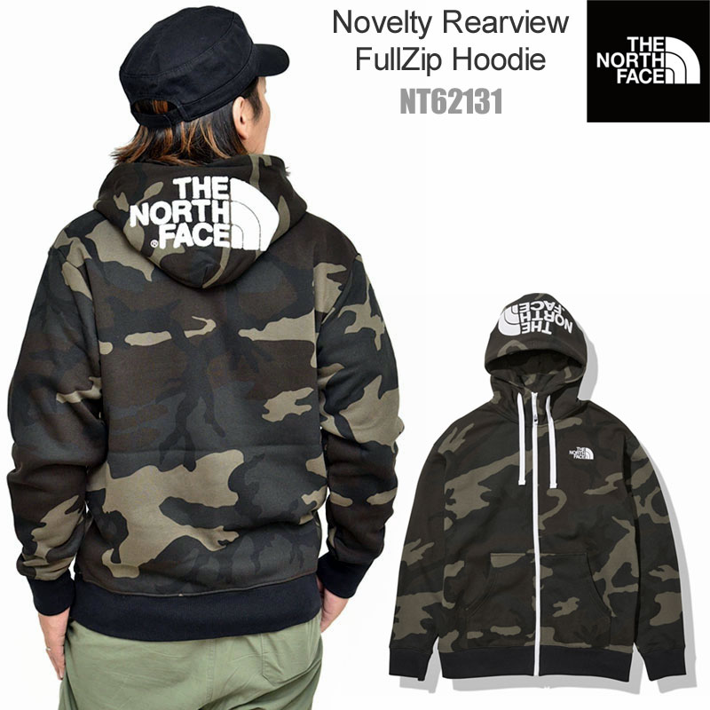 【正規取扱店】ノースフェイス THE NORTH FACE パーカー メンズ ノベルティーリアビューフルジップフーディー ウッドランドカモ NOVELTY REARVIEW FULLZIP HOODIE NT62131 2021AW swt tnfswt【服】2109wannado