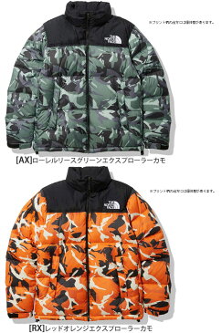 【お1人様1点まで/代引不可】【正規取扱店】ノースフェイス THE NORTH FACE ダウンジャケット 迷彩 メンズ ノベルティーヌプシジャケット NOVELTY NUPTSE JACKET ND91842 2021AW【服】2110wannado