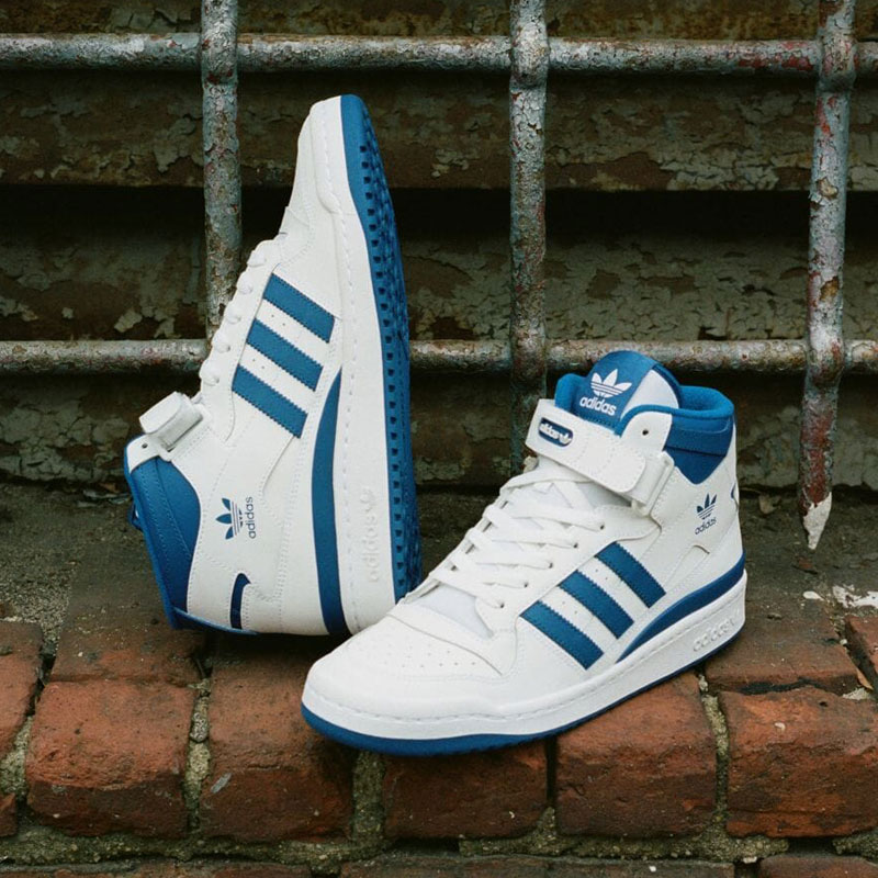 【正規取扱店】アディダス オリジナルス adidas originals スニーカー メンズ フォーラムミッド FORUM MID ホワイト ブルー 26-29cm FY4976 2022SS snk【靴】2202wannado