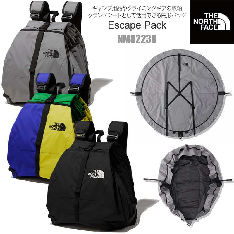 15％OFF セール SALEノースフェイス THE NORTH FACE キャンプ用品 リュック グランドシート エコバッグ エスケープパック Escape Pack 32L NM82230 2022SS bpk2203wann cpg