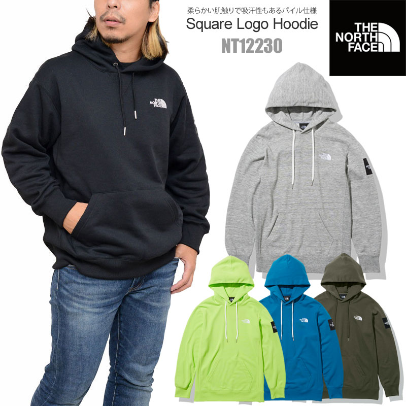 【正規取扱店】ノースフェイス THE NORTH FACE パーカー スウェット 裏パイル メンズ スクエアロゴフーディー SQUARE LOGO HOODIE NT12230 2022SS tnfswt【服】2201wannado