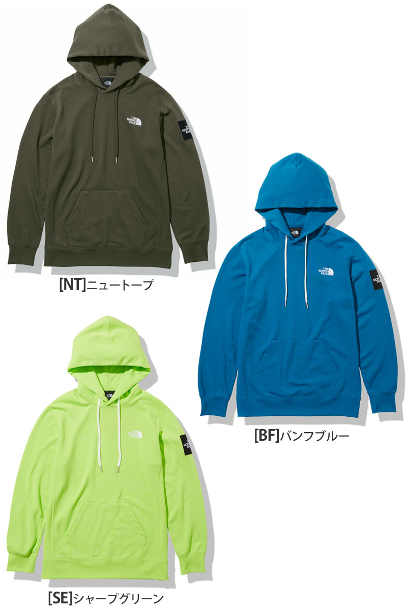 【正規取扱店】ノースフェイス THE NORTH FACE パーカー スウェット 裏パイル メンズ スクエアロゴフーディー SQUARE LOGO HOODIE NT12230 2022SS tnfswt【服】2201wannado