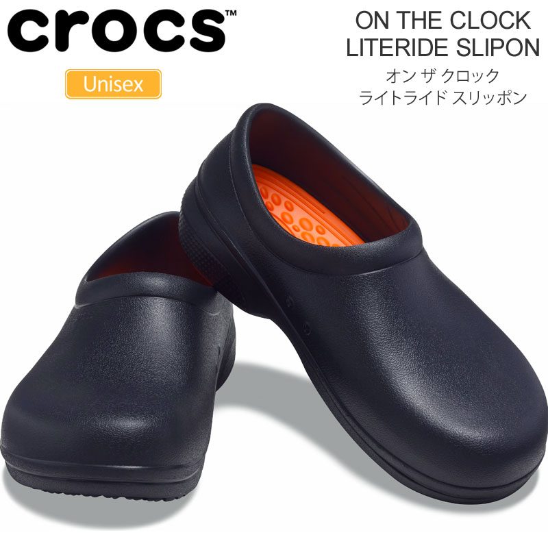 谷Źۥå crocs   ǥ 󥶥å 饤ȥ饤 åץ ON THE CLOCK L...