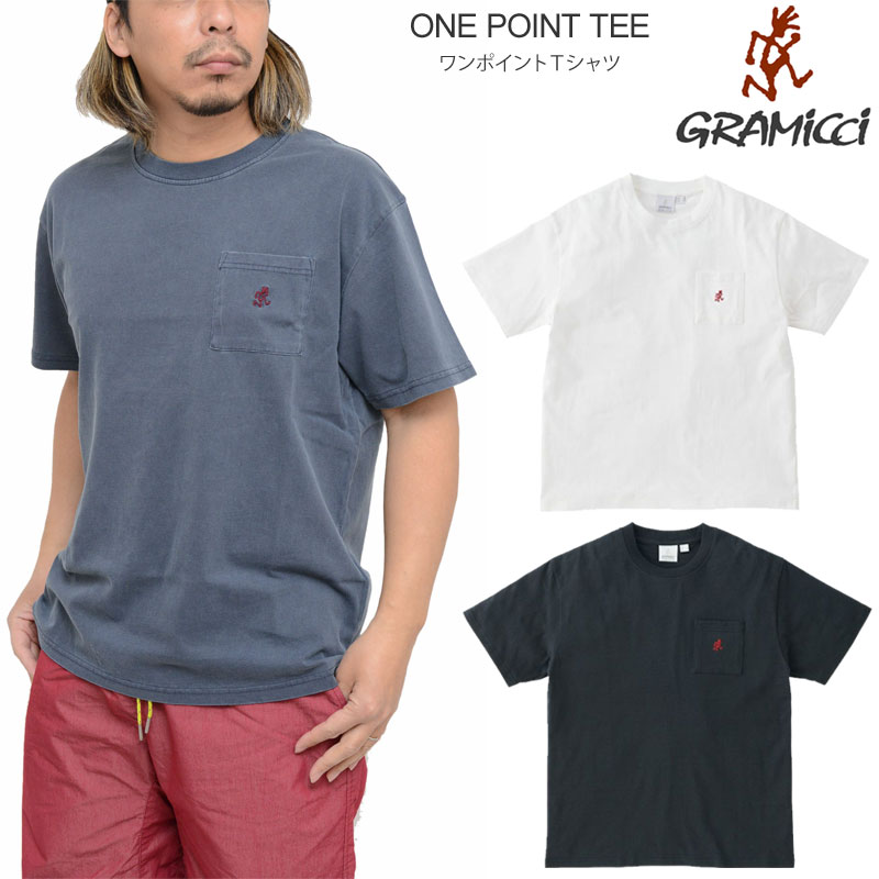 【正規取扱店】グラミチ GRAMICCI Tシャツ 半袖 メンズ ワンポイントTシャツ ONE POINT TEE G301-OGJ 2023SS sst 【服】2303wannado[M便 1/1]