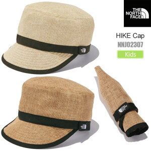 【正規取扱店】ノースフェイス THE NORTH FACE 帽子 キッズ レディース ハイクキャップ Kids HIKE Cap ベージュ ナチュラル NNJ02307 2023SS 2304wannado[M便 1/1]