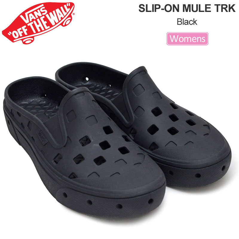 【正規取扱店】バンズ VANS サンダル シューズ レディース スリッポンミュールトレック Slip On Mule TRK BLACK ブラック VN0005V8BLK 2023SS sdl【靴】2304wann