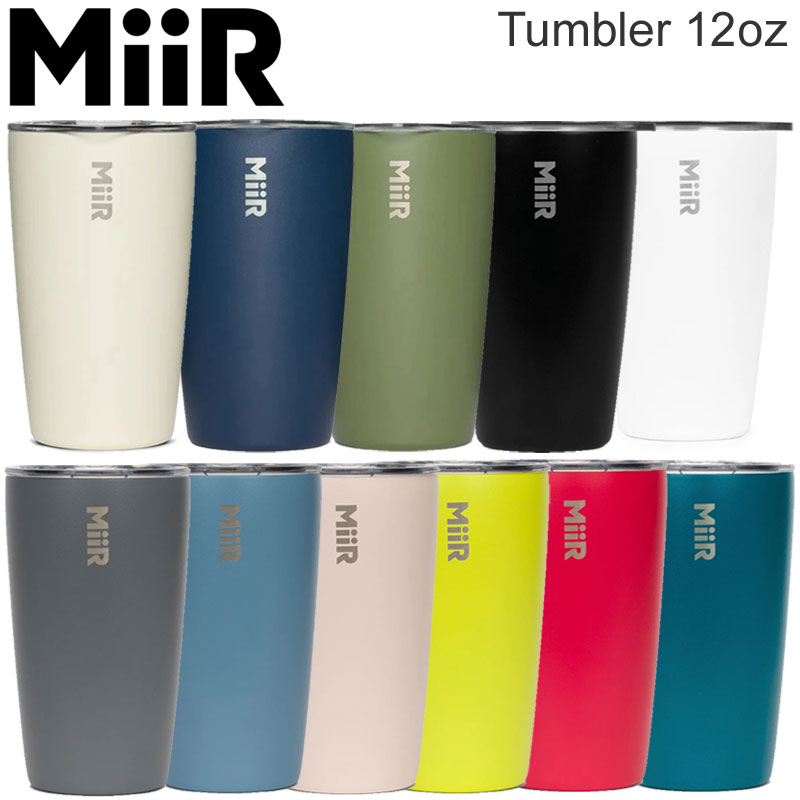 ミアー MiiR キャンプ用品 水筒 マグ コップ 保温 保冷 蓋付きステンレスタンブラー Tumbler 12oz 354ml 2023AW cpg 2307ripe