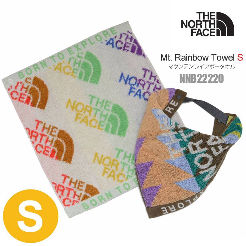 ノースフェイス THE NORTH FACE 今治タオル 日本製 ハンドタオル ベビー マウンテンレインボータオルS スモール Mt. RAINBOW TOWEL S NNB22220 2024SS 2403wann