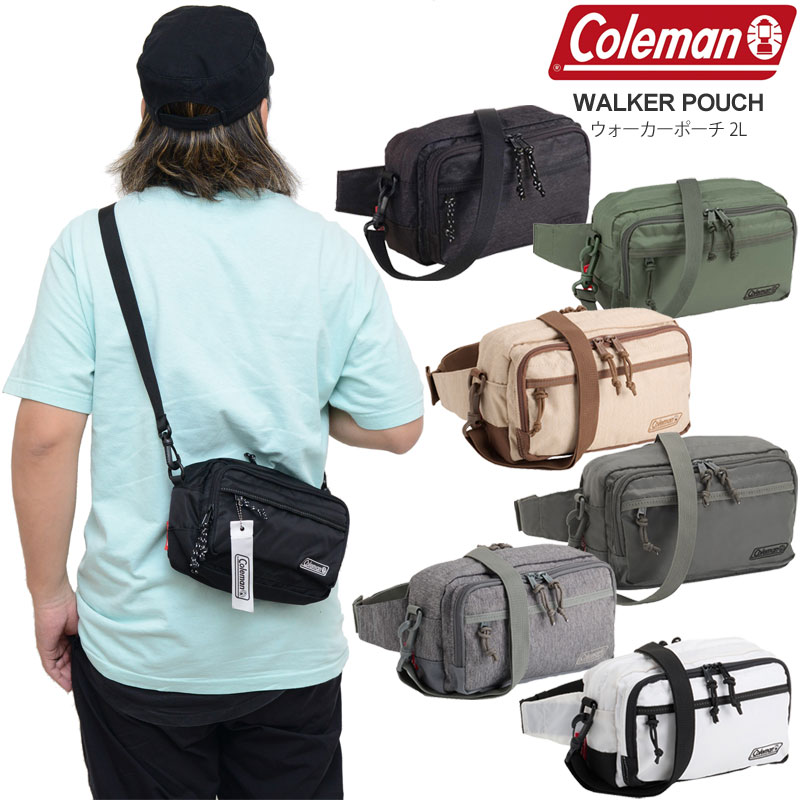 コールマン ウエストポーチ メンズ コールマン Coleman ショルダーバッグ ウエストバッグ メンズ レディース ウォーカーポーチ 2L WALKER POUCH 2024SS 【鞄】2405wann[M便 1/1]