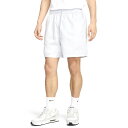 ナイキ NIKE ショーツ ハーフパンツ メンズ クラブ ウーブン フロー ショートパンツ ピュアプラチナム ホワイト FN3308-043 2024SS 【服...