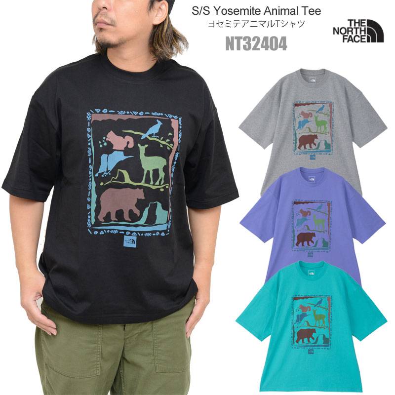 楽天wanna doザ・ノース・フェイス THE NORTH FACE Tシャツ 半袖 メンズ レディース ショートスリーブヨセミテアニマルティー S/S Yosemite Animal Tee NT32404 2024SS sst【服】2404wann[M便 1/1]【返品交換・ラッピング不可】