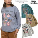 ジムマスター gym master Tシャツ ロンT トレーナー 長袖 メンズ レディース T/C裏毛 NICE SUNNY DAYビックTee G421710 2024AW【服】2410wann【返品交換・ラッピング不可】