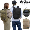 ワイルドシングス WILD THINGS バックパック メンズ レディース ビジネスリュック WT-380-3002 2024AW【鞄】2411wann