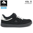 エメリカ EMERICA スニーカー スケートシューズ メンズ KSL III ブラック ブラック 6102000144 2025FALL HOLIDAY snk【靴】2507wann