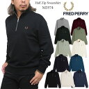 フレッドペリー FREDPERRY トレーナー メンズ ハーフジップスウェットシャツ Half Zip Sweatshirt M3574 2025AW swt【服】2509wann【割引クーポン対象外】