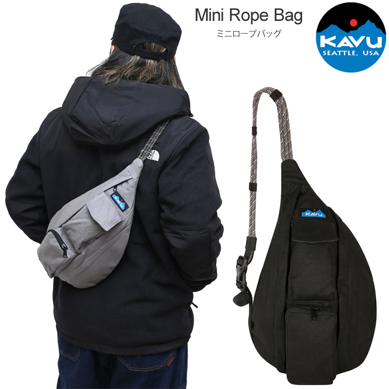 カブー KAVU ショルダーバッグ ボディバッグ メンズ レディース ミニロープバッグ Mini Rope Bag 19810754 2025AW【鞄】2509wann