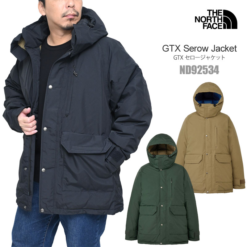 楽天wanna do【TNF刺繍ワッペンプレゼントキャンペーン】ザ・ノース・フェイス THE NORTH FACE ダウン アウター メンズ ゴアテックス セロー ジャケット GTX Serow Jacket ND92534 2025AW【服】2511wann