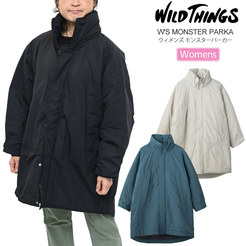 ワイルドシングス WILD THINGS 中綿ジャケット コート レディース ウィメンズ モンスターパーカー W'S MONSTER PARKA WTL25101SK 2025AW【服】2511wann