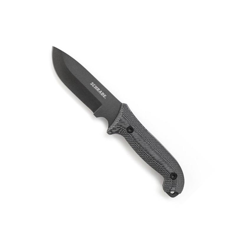 SCHF51M, Micarta Handle, Plain Blade, Sheath w/Ferro, 5 inch