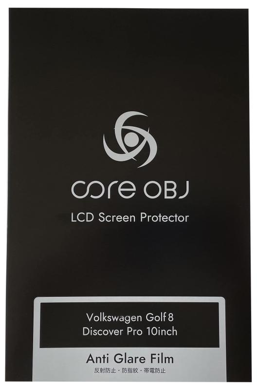core OBJ LCD Screen Protector VW Golf8 Discover Pro &amp; Audi A3 8Y アンチグレアフィルム CO-VSP-103
