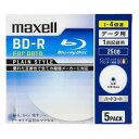maxell データ用 BD-R 片面1層 25GB 4倍速対応 インクジェットプリンタ対応ホワイト(ワイド印刷) 10枚 5mmケース入 BR25PPLWPB.10S parent