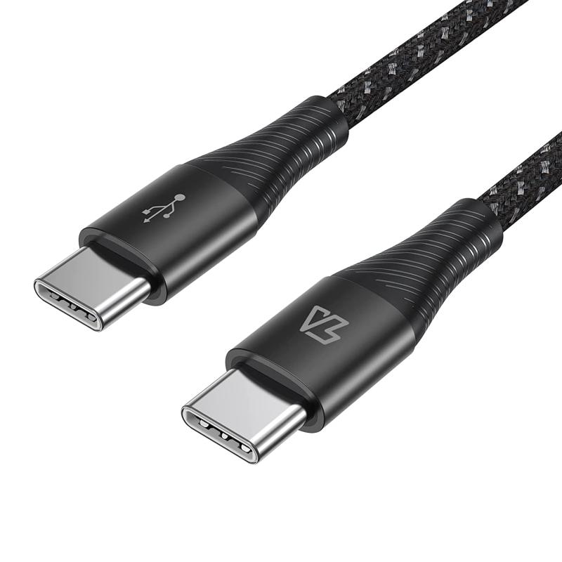 Teleadapt USB C Type C to Type C ֥ 2m PDб 100W/5A®šUSB ֥ C MacBook Pro 2020 iPad Pro 2020Galaxy S20Ultra PixelSwitch type cб