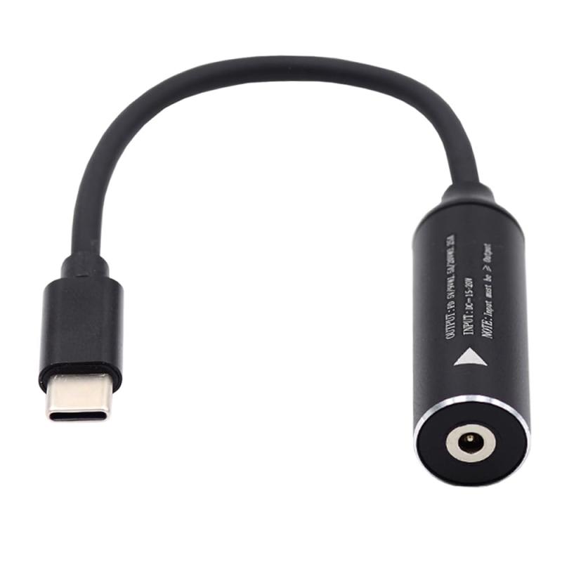 NFHK DC ジャック入力から USB C タイプ C 電源プラグ充電ケーブル、ラップトップ電話用 PD9V 15V 20V