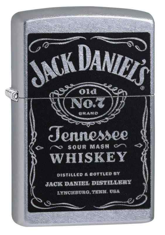 ジャックダニエルズジッポ ZIPPO(ジッポー) 24779 Jack Daniels Old No. 7 Street Chrome/ストリートクローム FULL SIZE ZIPPO LIGHTER/ジッポライター[並行輸入品]